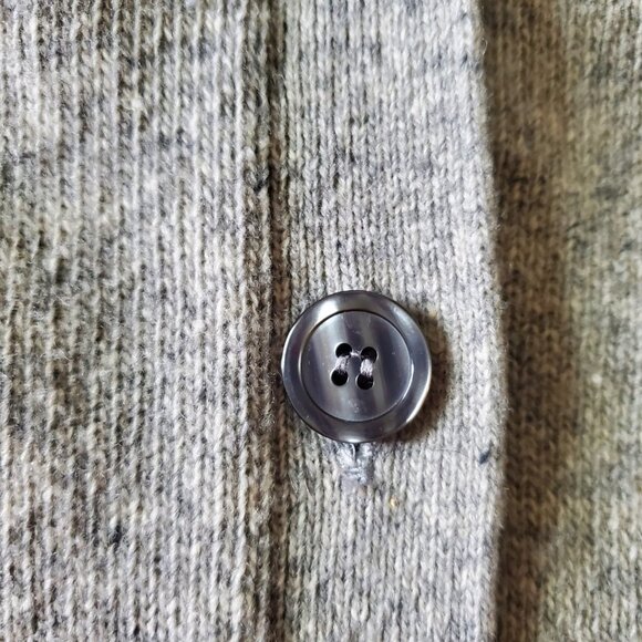 Liz Sport Lambs Wool Blend Grandpa Core Cardigan with Pockets - Picture 9 of 15